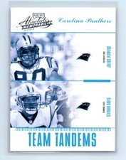 2004 Playoff Absolute Memorabilia Team Tandem Stephen Davis Julius Peppers /1000