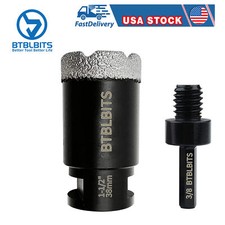 1-1/2" Diamond Core Drill Bit Hole Saw Set for Drilling Tile Ceramic Marble 38mm