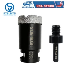 1-1/2" Diamond Core Drill Bit Hole Saw Set for Drilling Tile Ceramic Marble 38mm