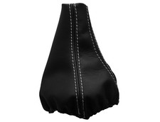 Weiß Faden Echtleder Schaltmanschette Schaltsack Für TOYOTA CELICA 1999-2006