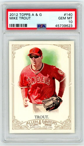 Mike Trout 2012 Topps Allen & Ginter #140 PSA 10 Rookie RC Los Angeles Angels A