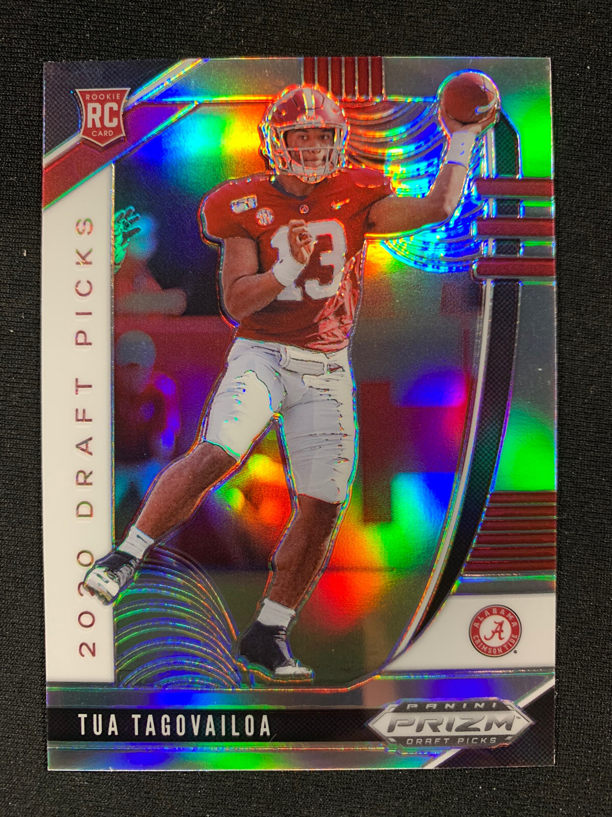 Tua Tagovailoa 2020 Panini Prizm Draft Picks SILVER HOLO PRIZM Rookie #101 Qty