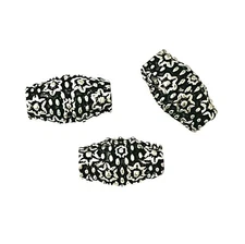 10 Antiqued Tibetan Silver Flower Hollow 13x8mm Oval Spacer Metal 2mm Hole Beads
