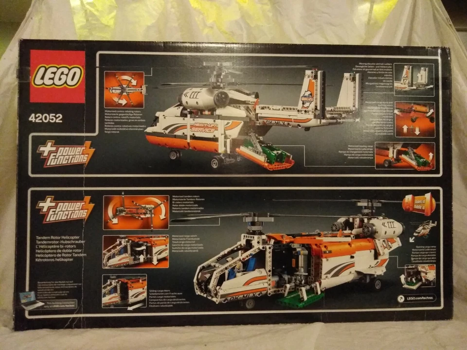 LEGO Technic  42052 : L'hélicoptère de transport prix occasion très bon état - Photo 2/4
