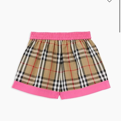 NWT Burberry Girls Aimee Shorts in Bubblegum Pink. Archive Check Size 12