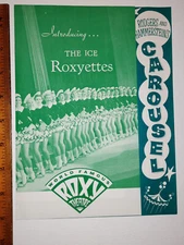 Program for World Premiere of Carousel - Roxy Theatre NY- Rogers & Hammerstein's