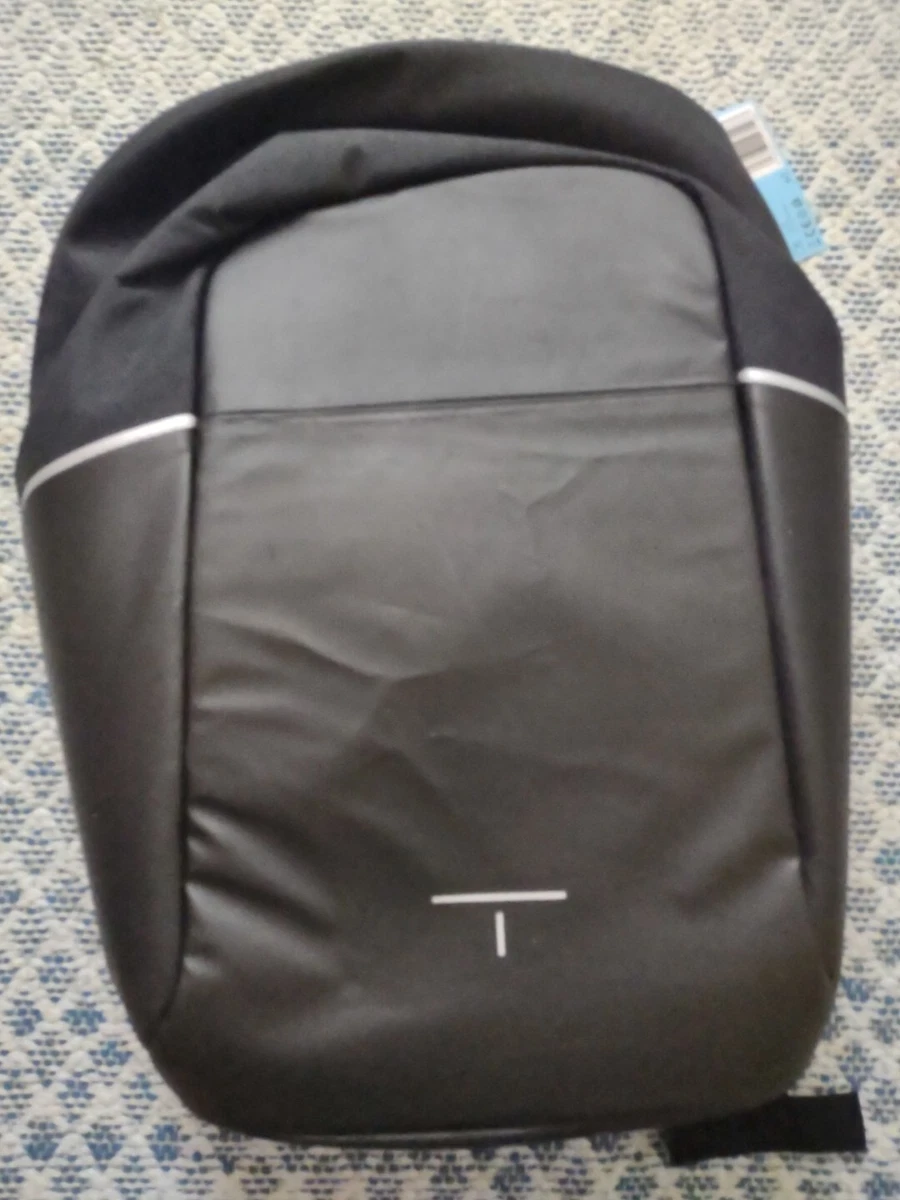 Top Move Anti Theft Backpack Black Integrated USB Port New Unused