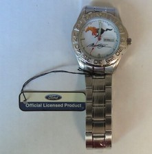Ford Mustang O.L.P. Rare HTF MensWomen's Watch WStopwatch Dial, Brand New 