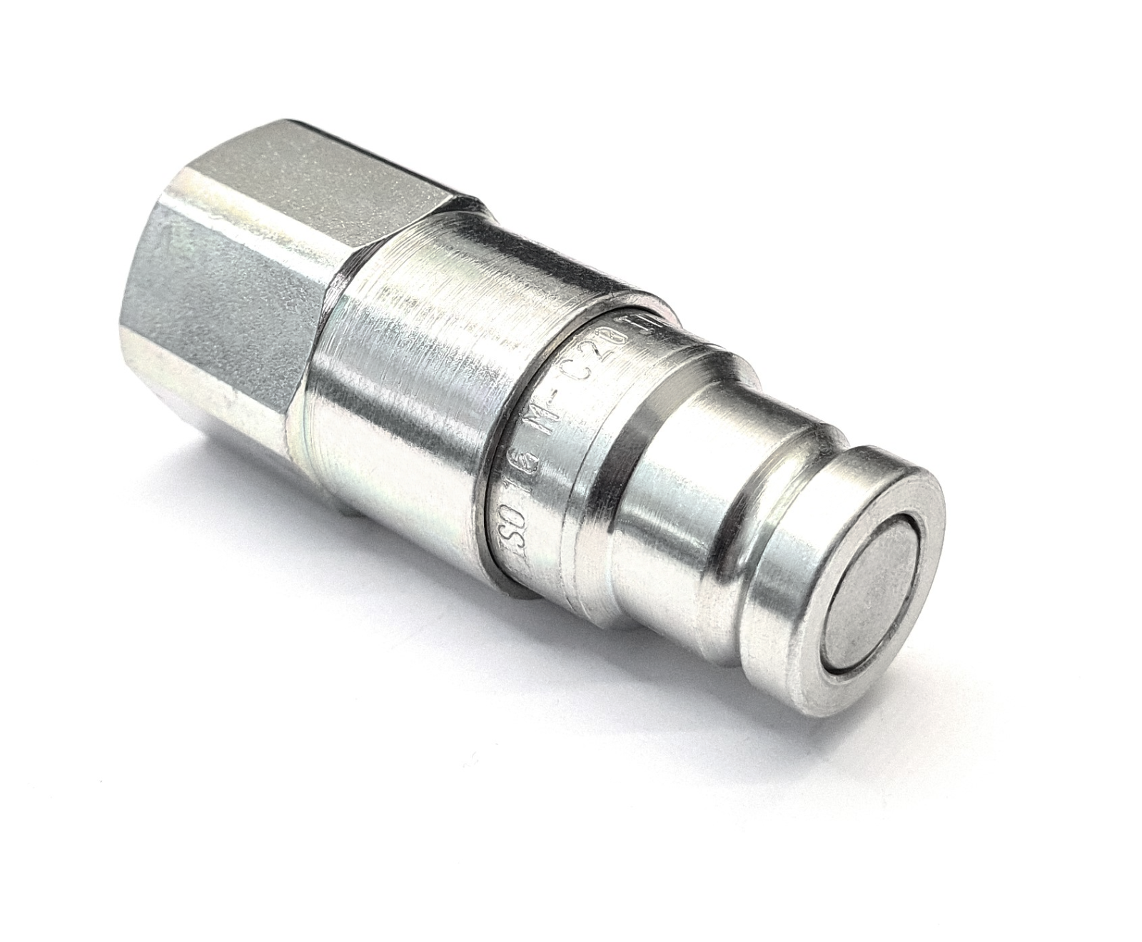 Hydraulic Flat Face Quick Release Male Coupling - 1/2"" BSP Thread - DNP