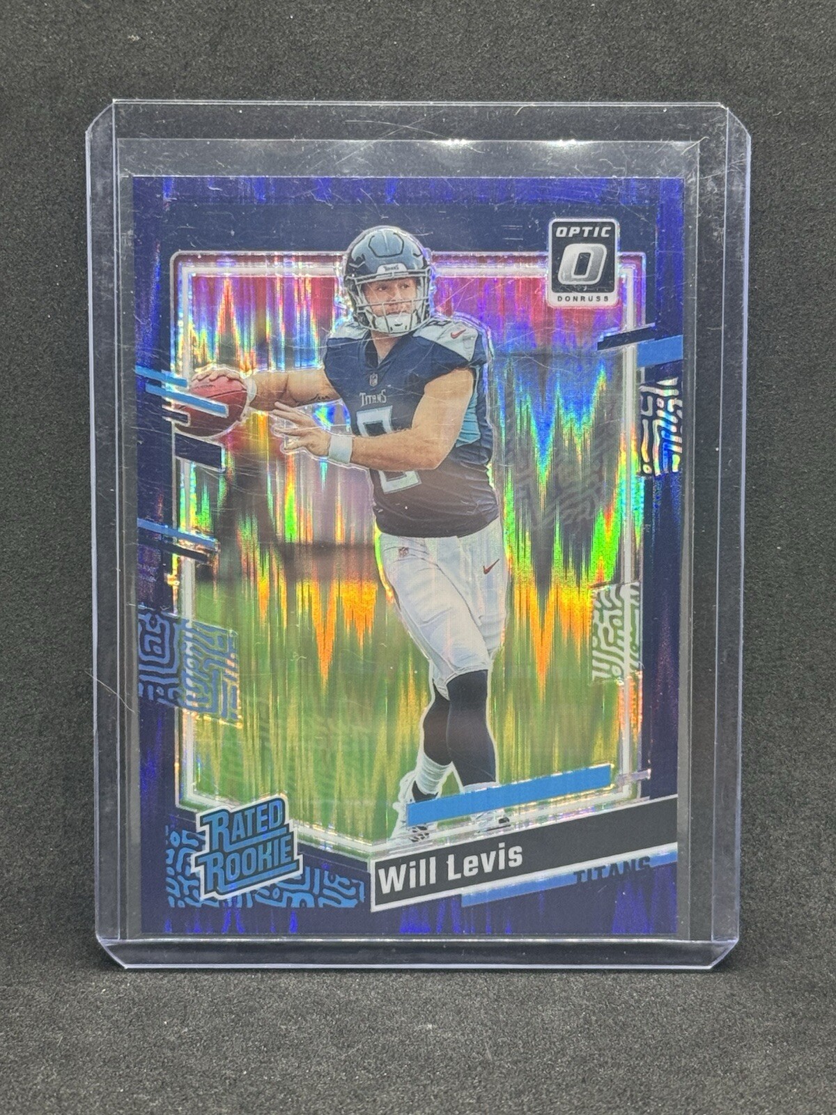 2023-24 Panini Donruss Optic Purple Shock Will Levis Rated Rookie #298 Titans