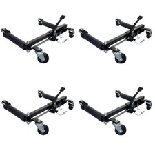 Image of Wheel Dolly Set Hilka hydraulic car tyre positioning dollie jack skates x 4