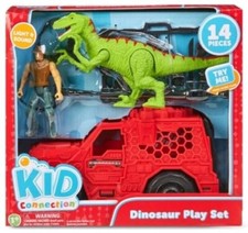 NEW Kid Connection Dinosaur 14pc Pretend Play Set with Flashing Lights  Sound