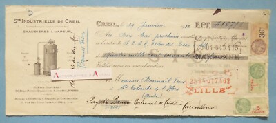   CREIL 1932 Ste ind steam boilers - Bonnail Sainte Colombe de l'Hers Aude