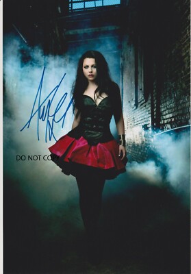 AMY LEE, Evanescence, A4 Autogramm signed Photo