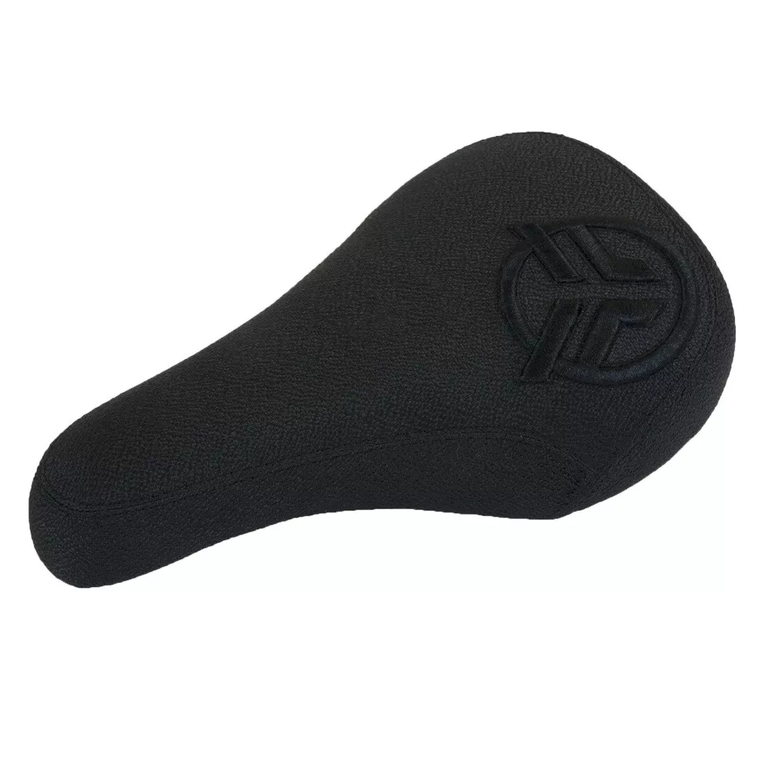Federal BMX Mid Stealth Logo Seat Black With Raised Black Embroidery