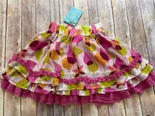 Matilda Jane size 10 Paint by Numbers All the Baubles chiffon skirt NWT B13