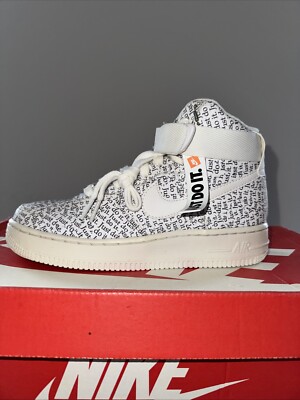 EU Größe 36,5 - Nike Air Force 1 High LX White Weiß Mehrfarbig