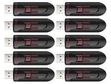 Pack 10 SanDisk Cruzer Glide 16GB Pen Flash Drive Thumb Stick Memory USB 3.0 Lot