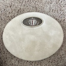 Vintage 1960s/70s MCM Bathroom Floor Scale Padded Oval 583