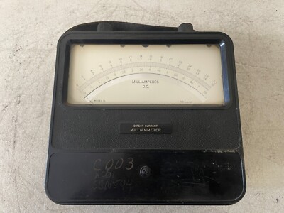 Sensitive Research Model N DC Milliammeter Vintage Lab Meter