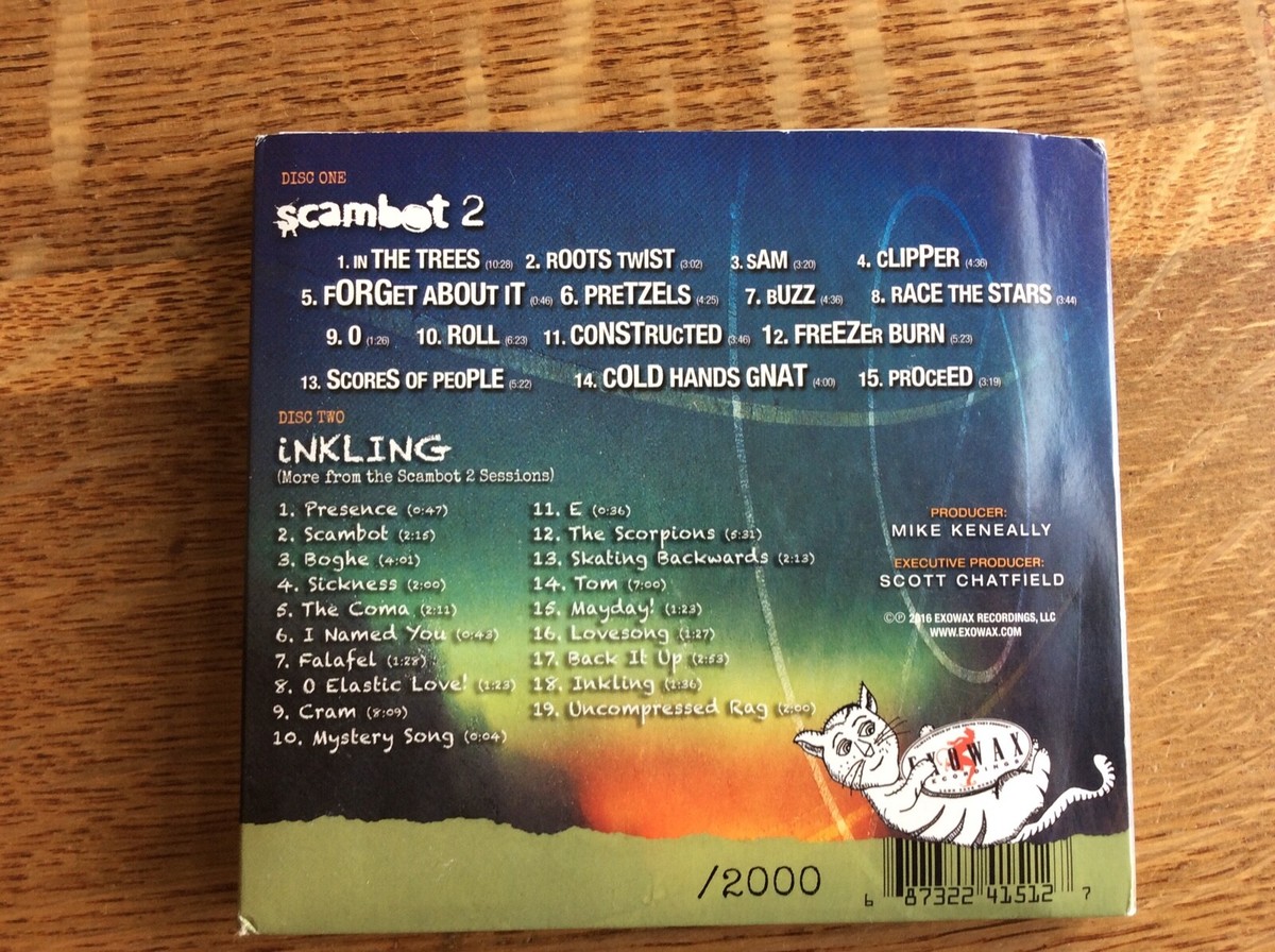 MIKE KENEALLY Scambot 2 & Inkling Double CD Digipak Exowax EX-2015