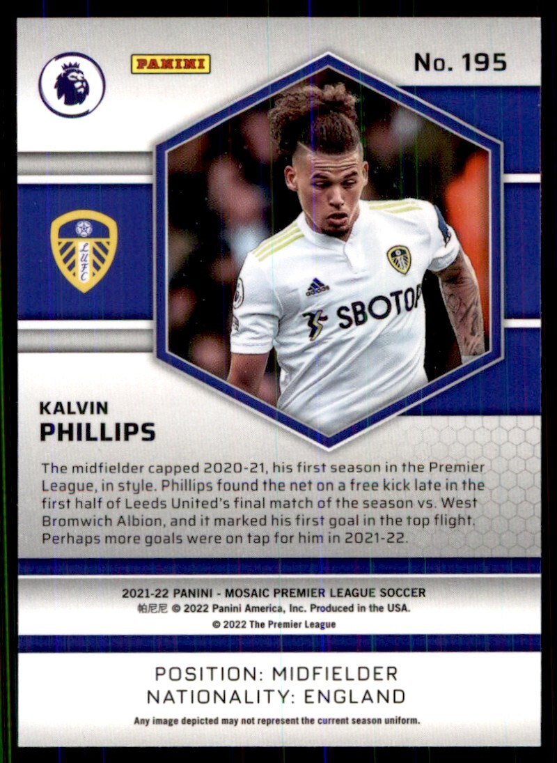 2021 Panini Mosaic English Premier League Kalvin Phillips #195
