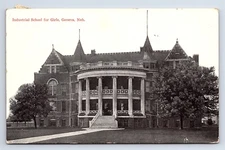 Postcard Geneva Nebraska NE Industrial Girl for Schools c.1910s