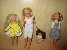 Mattel Barbie Doll Skipper-Stacie-Kelly Sunshine Family Stephanie Tyco Quint