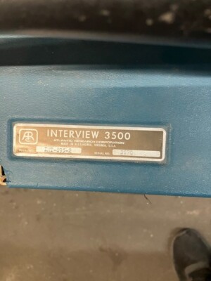 Atlantic Research Corporation Interview 3500 Protocol Analyzer parts
