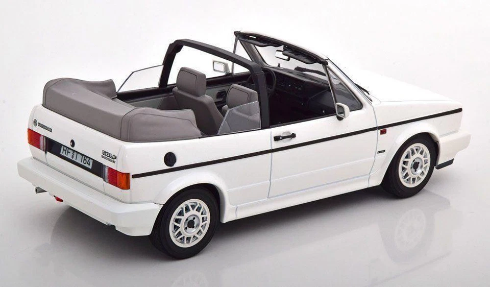 Volkswagen VW Golf 1 Cabrio Modellino Di Auto Di NOREV 1:18 Bianco NUOVO 188435 - Immagine 2 di 4