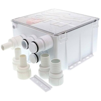 Rule Shower Drain Box W/800 Gph Pump - 24V 98B-24