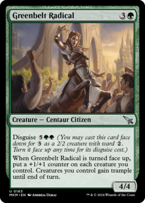 x1 Greenbelt Radical MKM MTG 163 UNCOMMON M/NM 1x