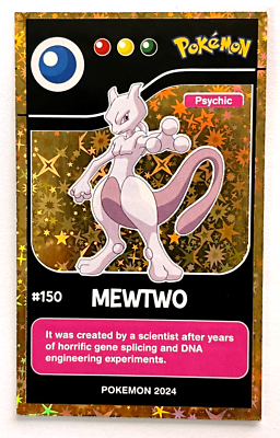 mewtwo pokemon card amazon 2024 POKEMON POKEDEX BLACK Card #150 MEWTWO Kanto Peru Edition Foil