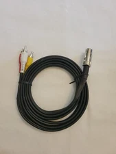 Ti99/4a Premium Audio/Video Cable Approx. 6 FT Long Brand New Custom-made