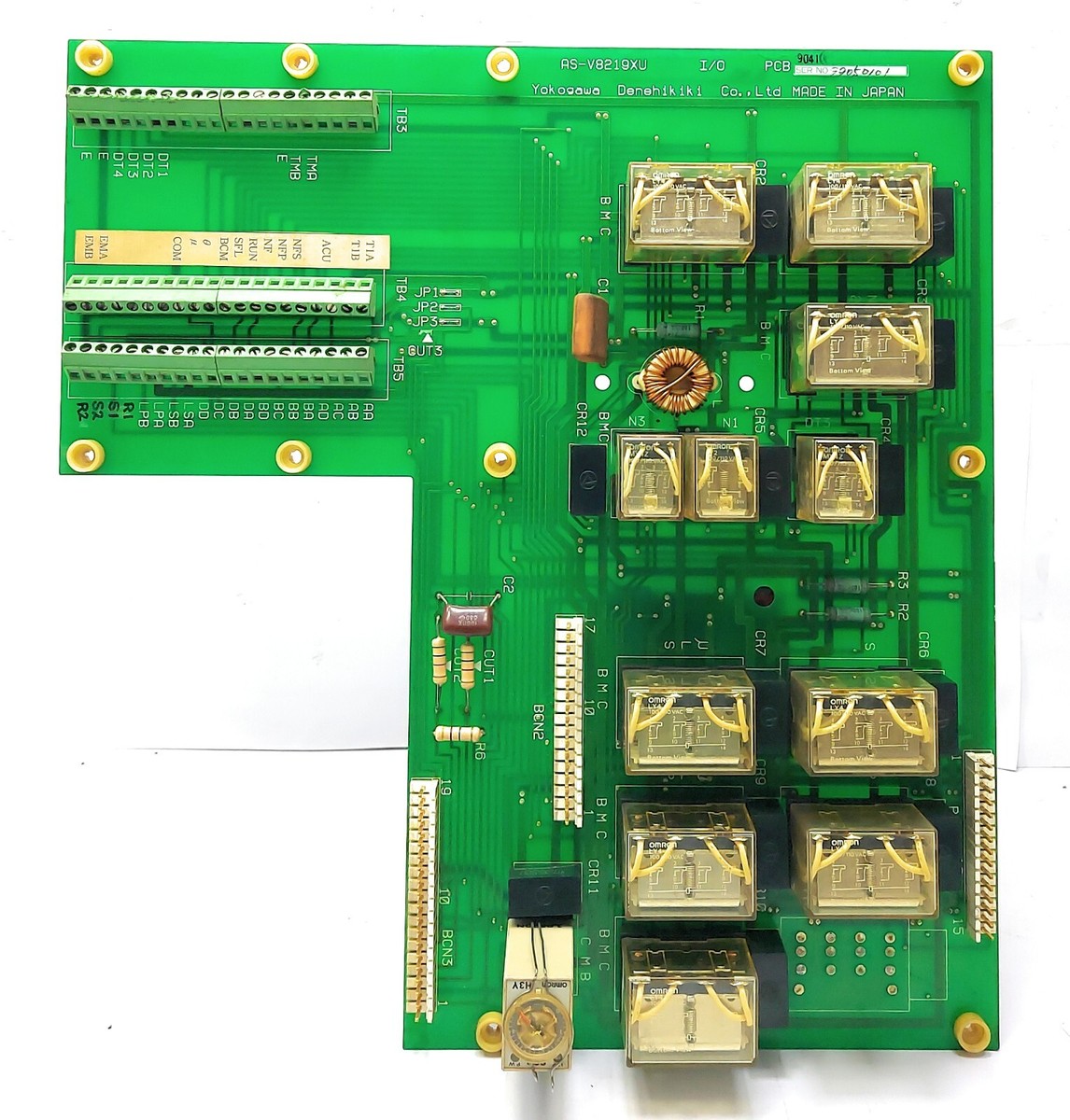 Yokogawa Denshikiki I/O PCB Card AS-V8219XU 9041 | eBay