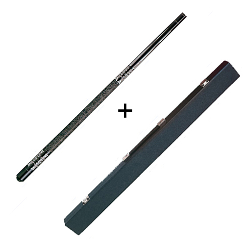Queue de billard américain Harlem avec mallette de transport rigide en aluminium