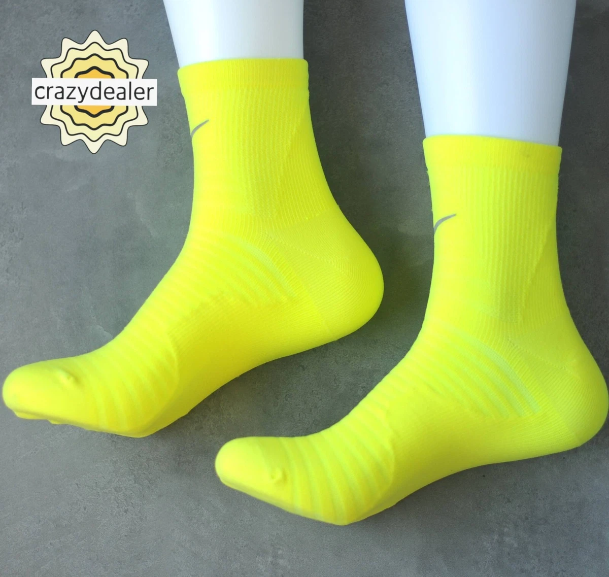 nike neon yellow socks