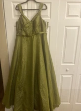 TERANI COUTURE Babydoll Dress Women's 14 Sweetheart Forest Fairy Prom Event Gala