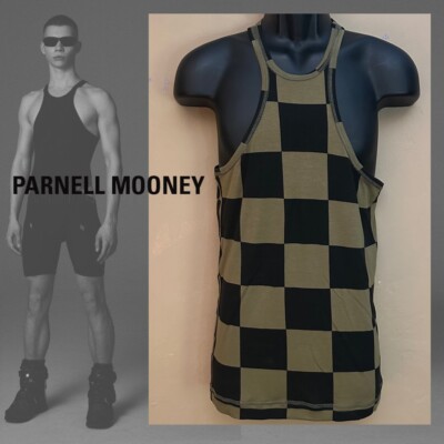 Parnell Mooney Stringer Tank Top XL skin tight Made in UK Gently wo