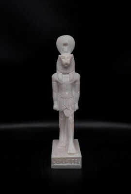 Unique statue of Egyptian Art Goddess Sekhmet marble stone made in Egypt.
