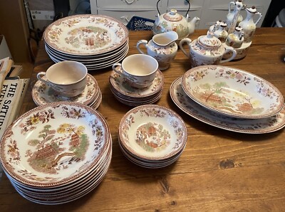 Oriental Garden Antique Serving Set UK