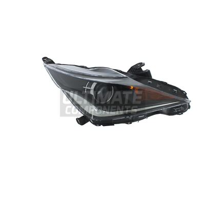 Ultimate Components Front Right Headlight For Toyota Aygo 2014-2018 – LED DRL, Amber Indicator, Black Inner (Driver's Side, RHD)