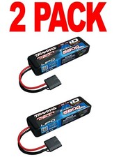 Traxxas 2843X 2S 7.4V 5800mAh 25C LiPo Battery w/iD Connector DUAL PACK QTY 2 