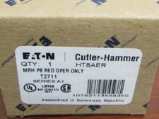 EATON CUTLER HAMMER HT8AER Red Mushroom Head Push Button Operator momentary