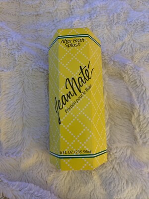 Vintage Jean Nate After Bath Splash 8 Fl Oz Full Bottle Original Box With Splash