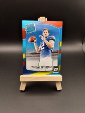 2017 Donruss Optic - Rated Rookie Nathan Peterman #184 Red and Yellow Prizm (RC)