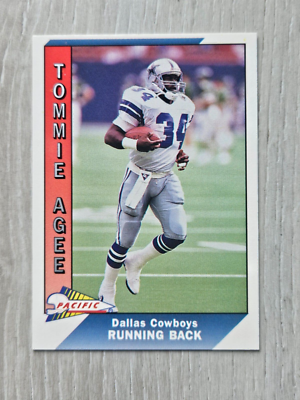 Tommie Agee NFL card #92 Pacific Football 1991 Dallas Cowboys | eBay