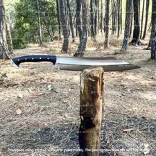 HANDMADE MACHETE KNIFE SHORT  SWORD | HUNTING CAMPING TACTICAL KNIFE