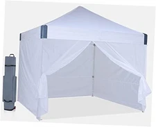  Pop Up Canopy Tent Commercial 10'x10' Enclosed Instant Canopy Tent Market 
