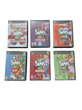 SIMS 2 Holiday Edition PC CD-ROM plus 5 Expansion Packs, Seasons, Pets, and more